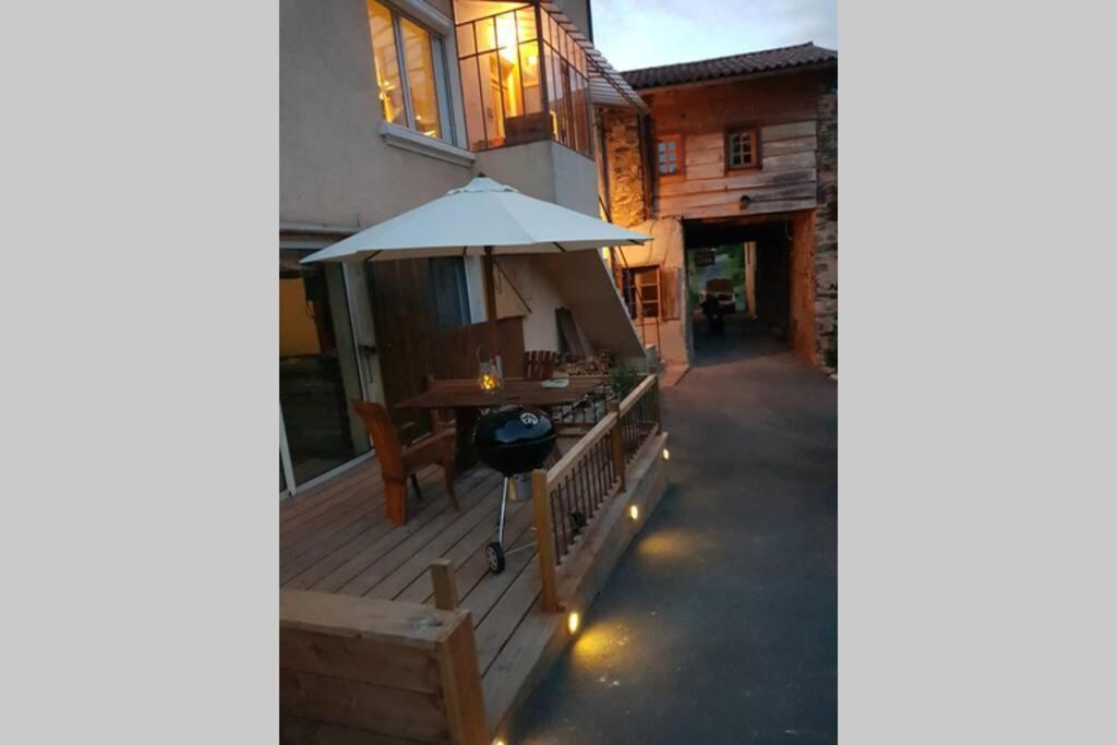 L'Idyllique - Studio Prive Sous Maison Saint-Didier-sur-Beaujeu 외부 사진