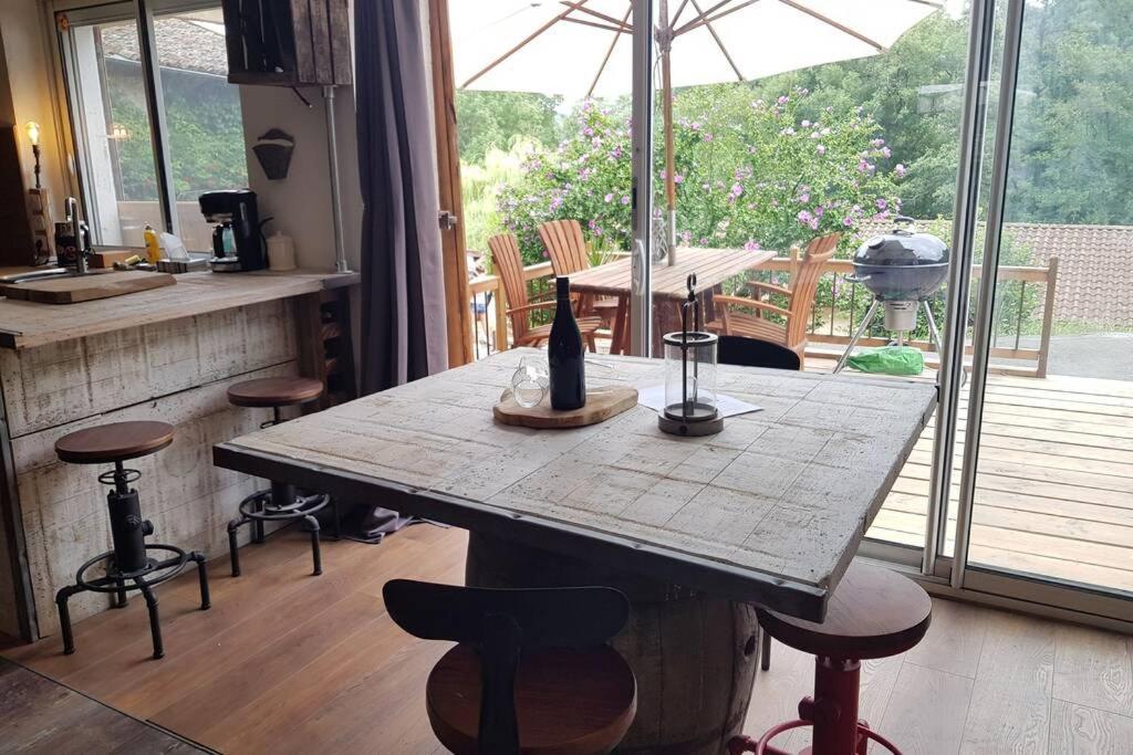 L'Idyllique - Studio Prive Sous Maison Saint-Didier-sur-Beaujeu 외부 사진