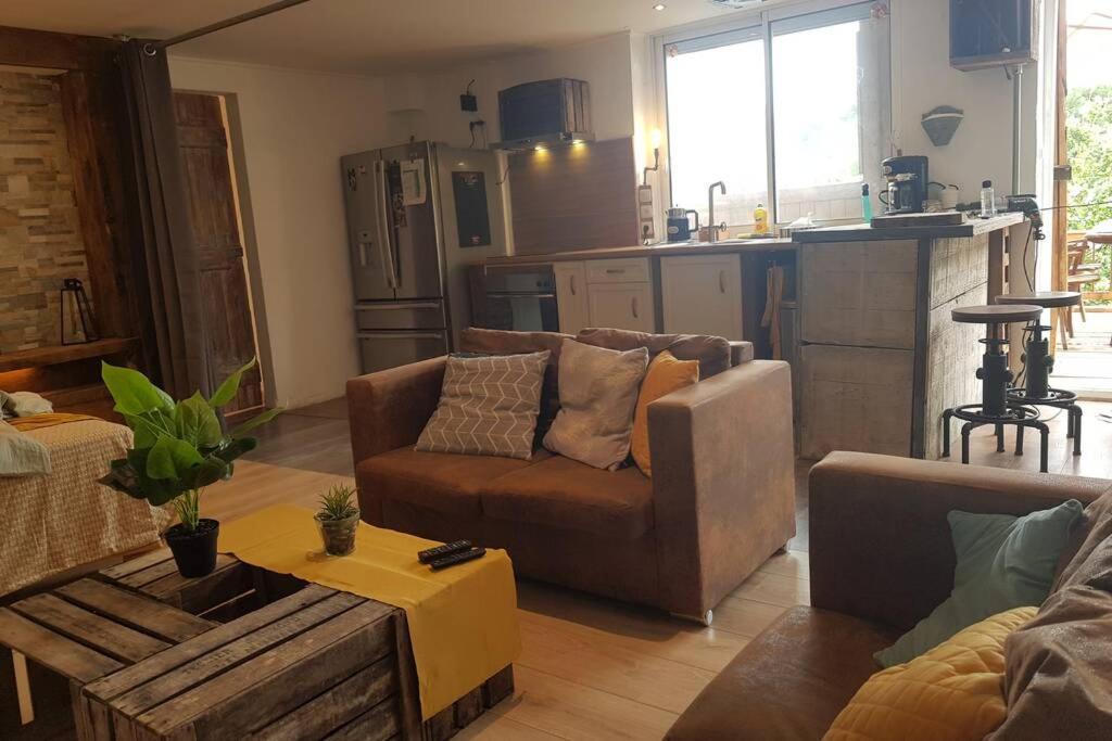 L'Idyllique - Studio Prive Sous Maison Saint-Didier-sur-Beaujeu 외부 사진