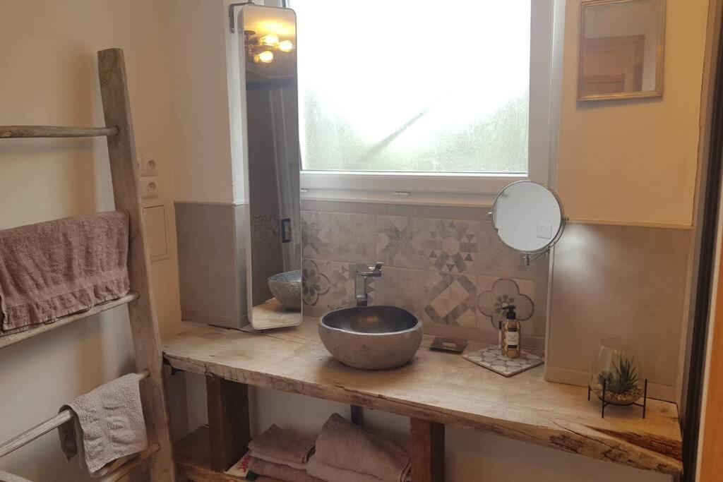 L'Idyllique - Studio Prive Sous Maison Saint-Didier-sur-Beaujeu 외부 사진
