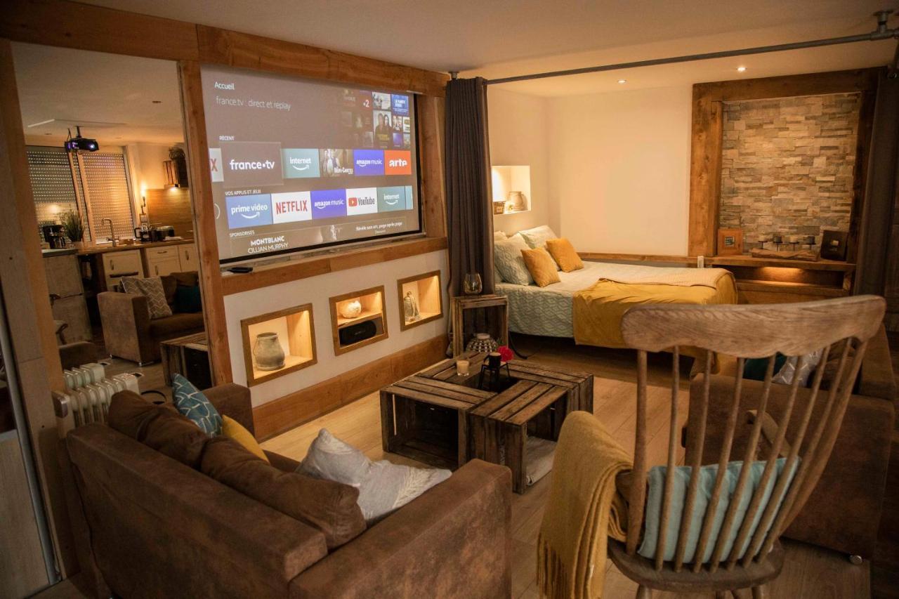 L'Idyllique - Studio Prive Sous Maison Saint-Didier-sur-Beaujeu 외부 사진